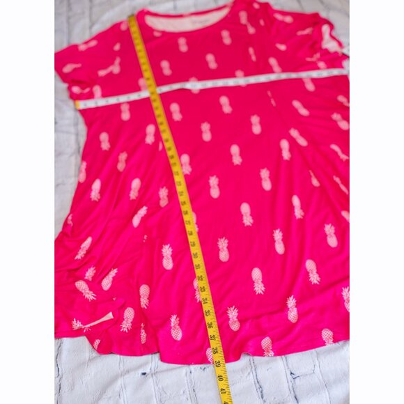 NWT Torrid Mini Super Soft Fit N Flare Dress Pink Size 4 - 4x/26 - Picture 11 of 11